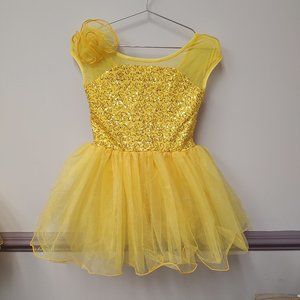 Curtain Call Yellow Sparkly Sequin Tutu